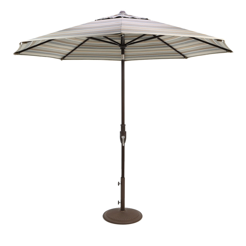 Treasure Garden 9 Foot Market Umbrella Glide Tilt Milano Char