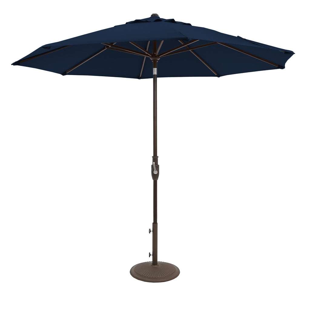 Treasure Garden 9 Foot Market Umbrella Glide Tilt Navy