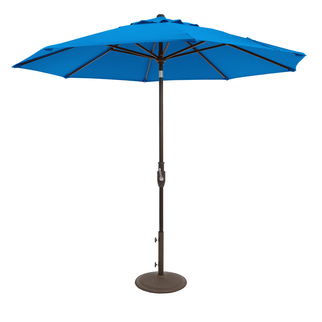 Treasure Garden 9 Foot Market Umbrella Glide Tilt Pacific Blue