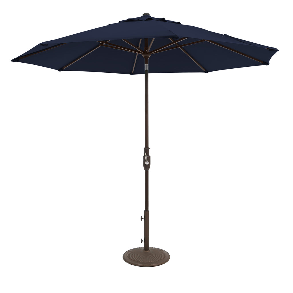 Treasure Garden 9 Foot Market Umbrella Glide Tilt Spectrum Indigo