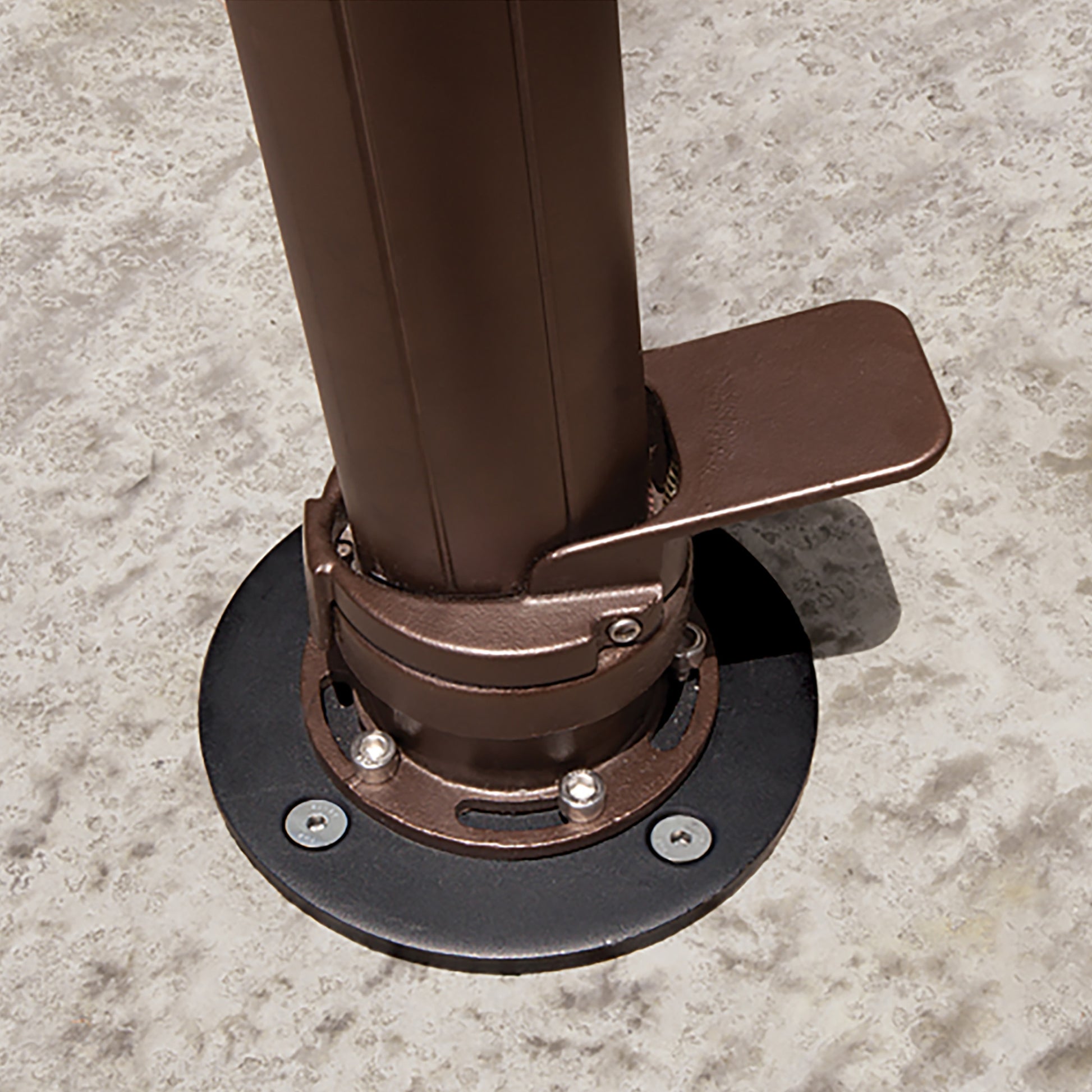 concrete mount patio umbrella Cantilever Concrete Mount Kit