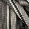 Treasure Garden Soho Textured Stripe Black Fabric Detail