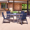 Trento Sling 5 Piece Dining Set Logan Ocean Environmental