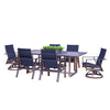 Trento Sling 7 Piece Dining Set Logan Ocean