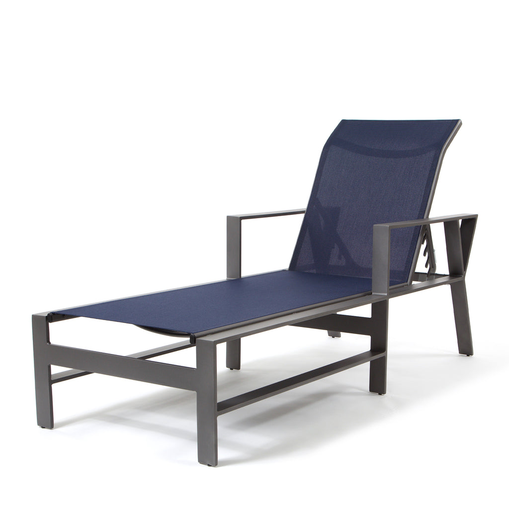 Trento Sling Chaise Lounge Logan Ocean