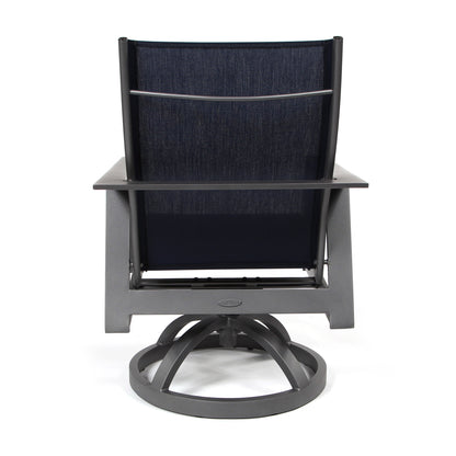 
                  Trento Sling Swivel Rocker Dining Chair Logan Ocean Back - Image 4
                