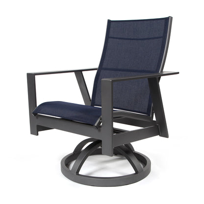 
                  Trento Sling Swivel Rocker Dining Chair Logan Ocean - Image 7
                