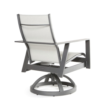 
                  Trento Sling Swivel Rocker Dining Chair Sailing Seagull Back - Image 4
                