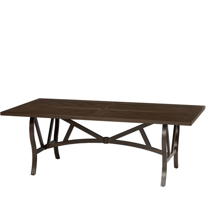 
                  Trenton Woven Slat Top 42x82 Dining Table - Image 1
                