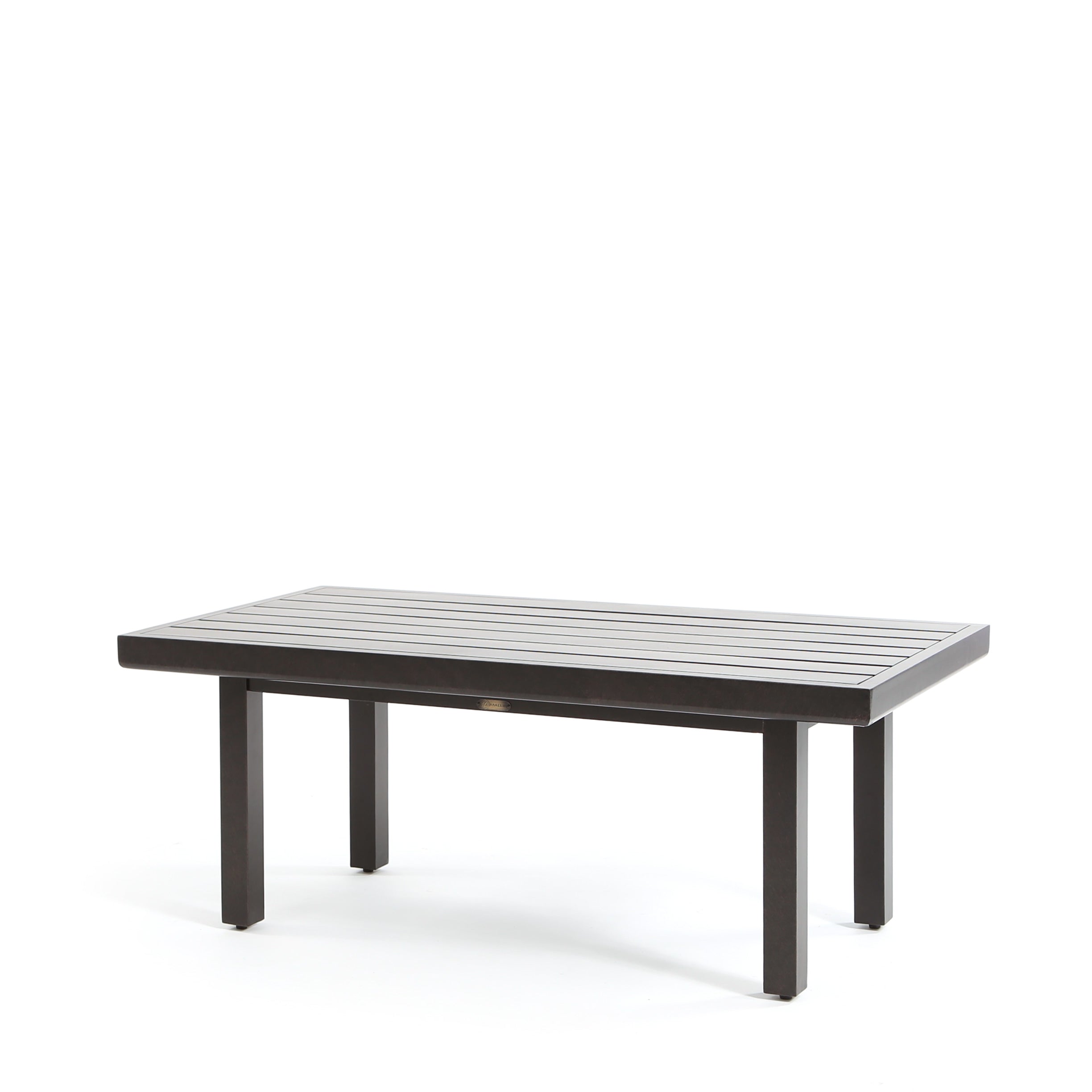 MALLIN Trinidad Collection 26 X 48 Coffee Table By Mallin Aluminum Mallin trinidad collection 26 x 48 coffee table by mallin aluminum