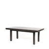 Trinidad Collection 26x48 Coffee Table Weathered Charcoal Finish