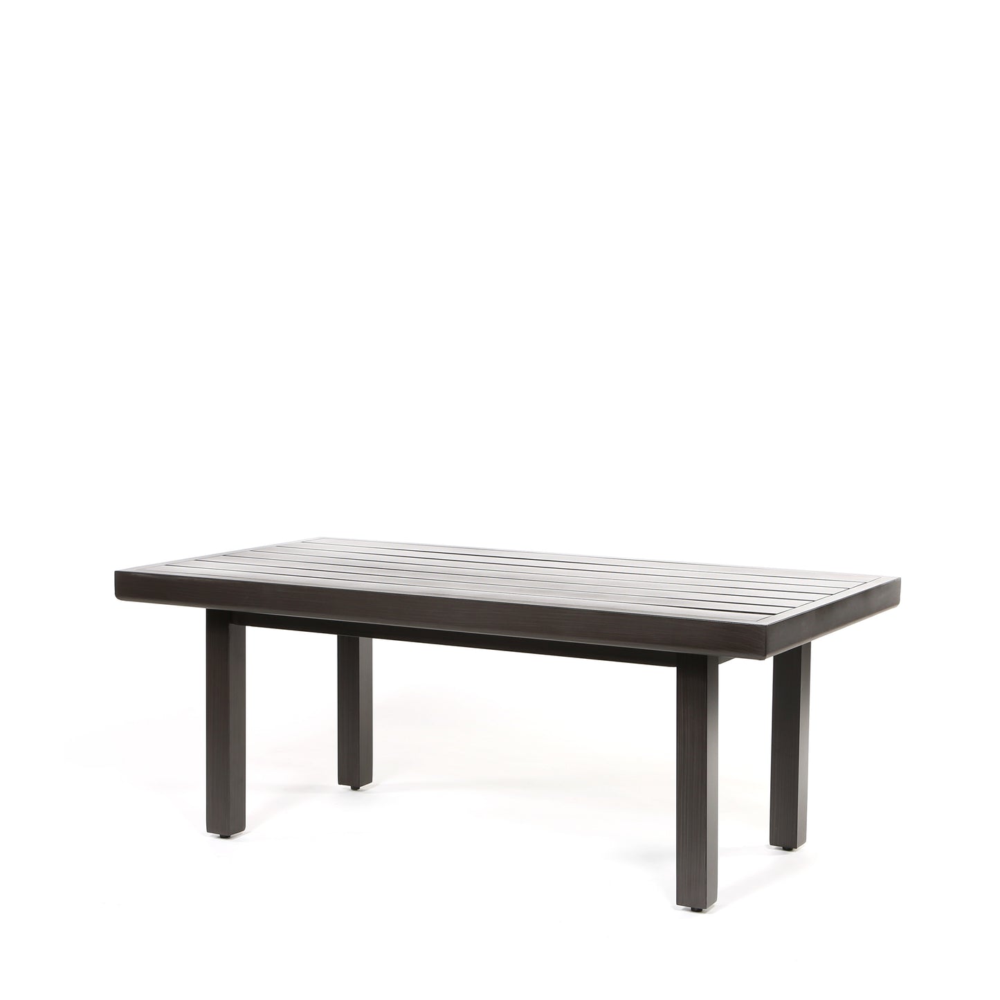 Trinidad Collection 26x48 Coffee Table Weathered Charcoal Finish, image 3