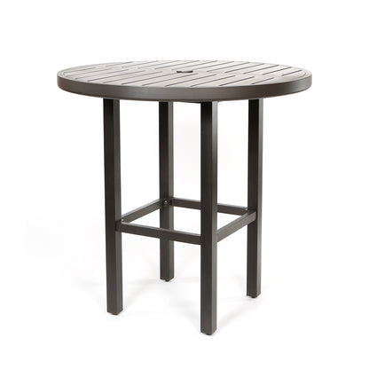 
                  Trinidad Collection 42 Round Bar Table Weathered Charcoal Finish - Image 2
                