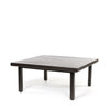 Trinidad Collection 42 Square Coffee Table Weathered Charcoal Finish