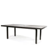 Trinidad Collection 42x84 Dining Table Weathered Charcoal Finish