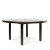 Trinidad Collection 60 Round Dining Table Weathered Charcoal Finish