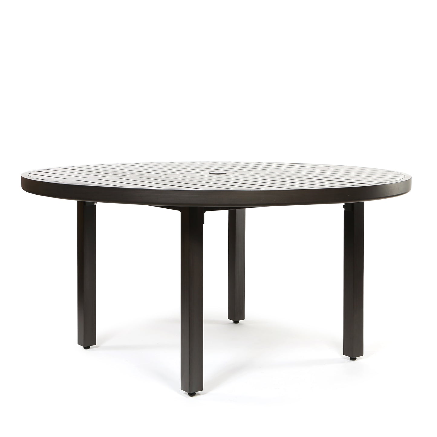 Trinidad Collection 60 Round Dining Table Weathered Charcoal Finish, image 1