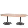 Tulip 84 Oval Dining Table Side