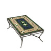 Tuscan Lemons Rec Coffee Table Pewter Frame