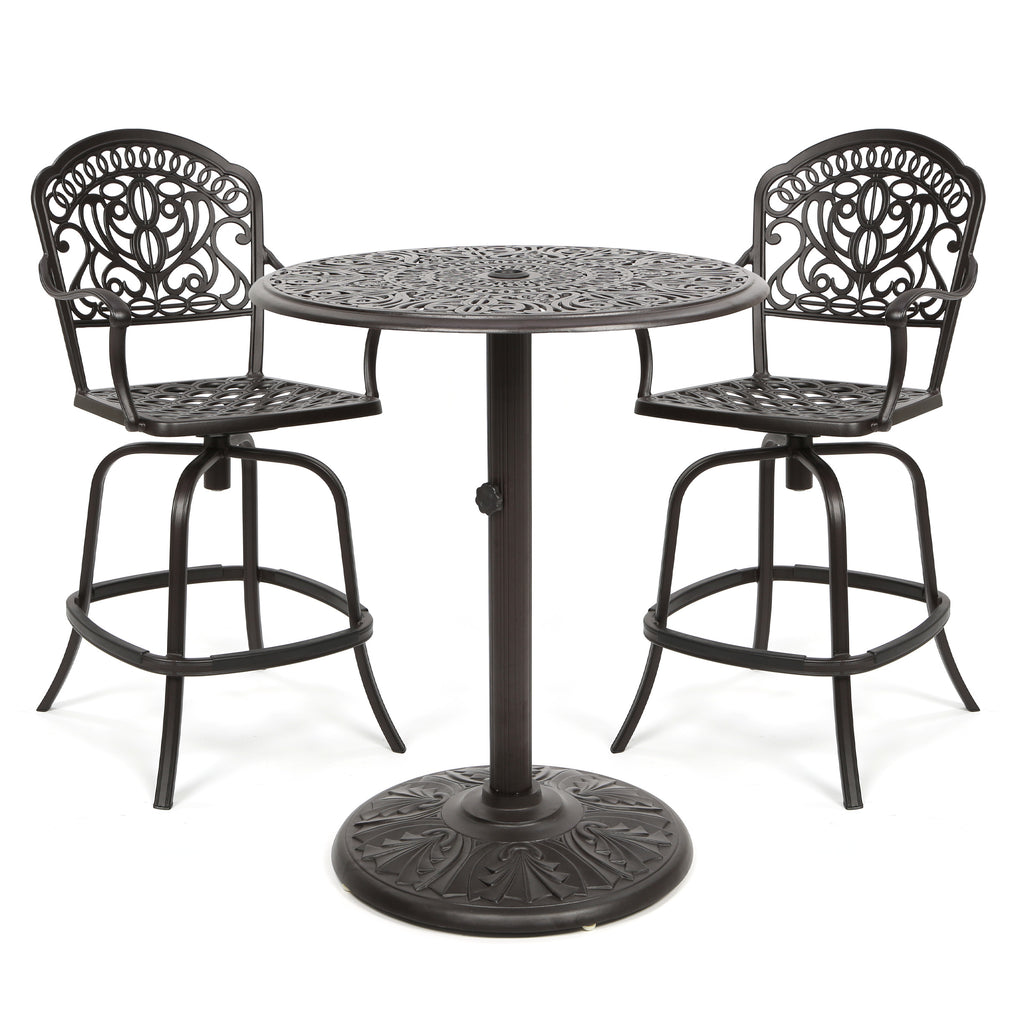 Tuscany 3 Piece Counter Height Set