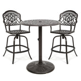 Tuscany 3 Piece Counter Height Set