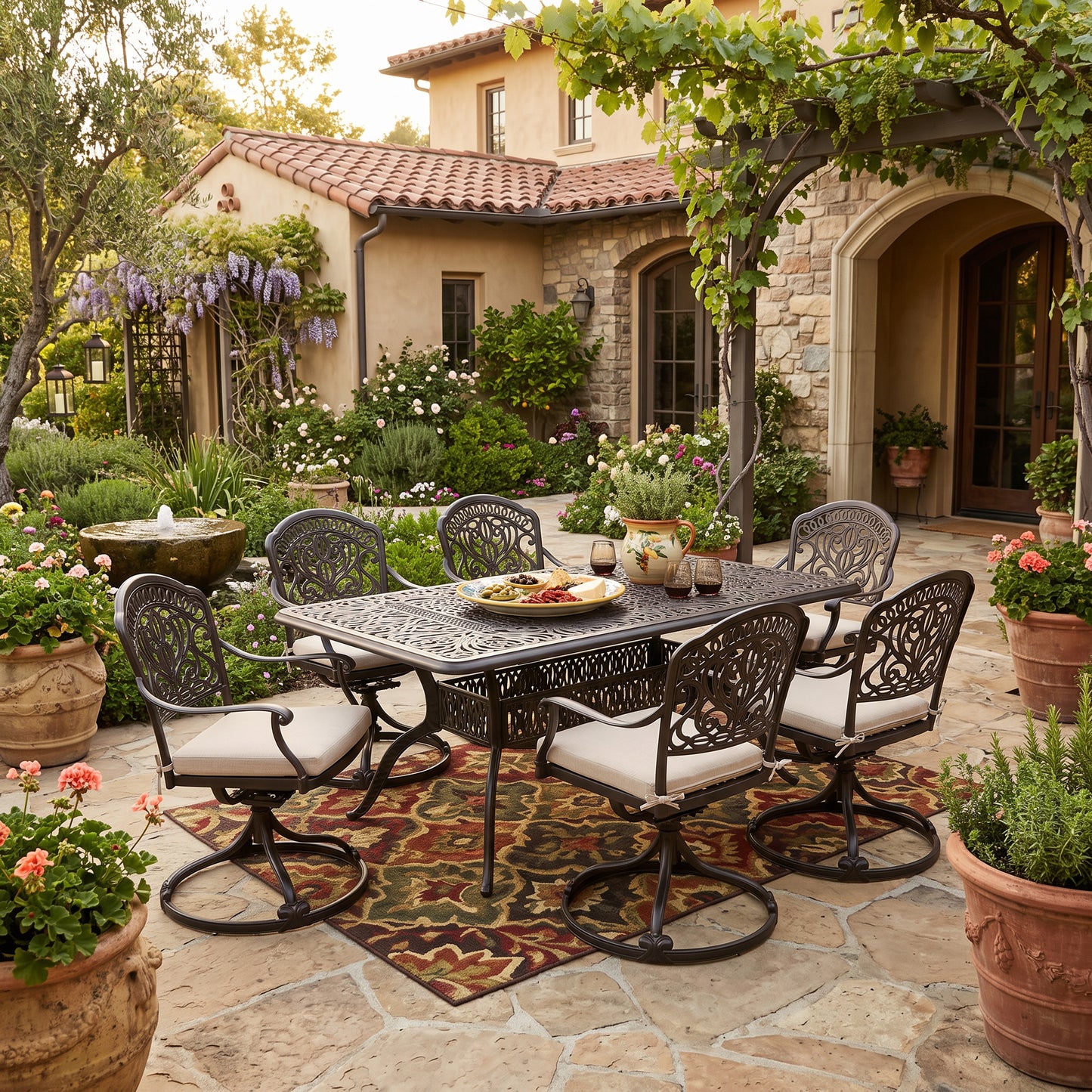 Sunbrella Tuscany Dining Seat Cushion, image 8