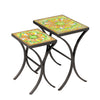 Umbria Nesting Table Set Espresso Frame