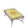 Umbria Rec Coffee Table Pewter Frame
