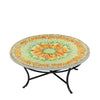 Umbria Round Coffee Table Black Frame