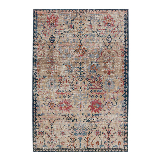 Vibe by Jaipur Living Elva Oriental Tan Blue Area Rug Swoon SWO11