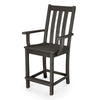 Vineyard Counter Arm Chair Vintage Coffee