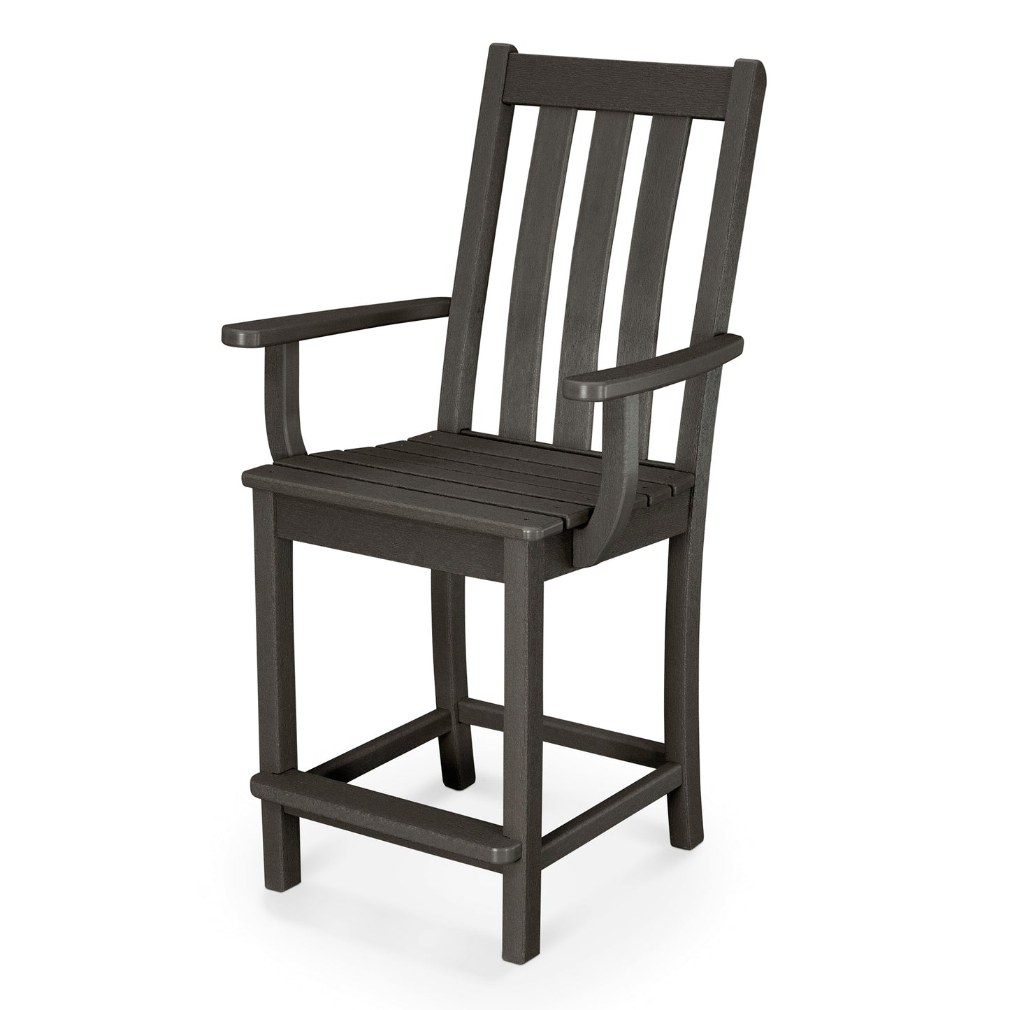 Vineyard Counter Arm Chair Vintage Coffee, image 11