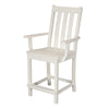 Vineyard Counter Arm Chair Vintage White