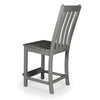 Vineyard Counter Side Chair Slate Grey Back