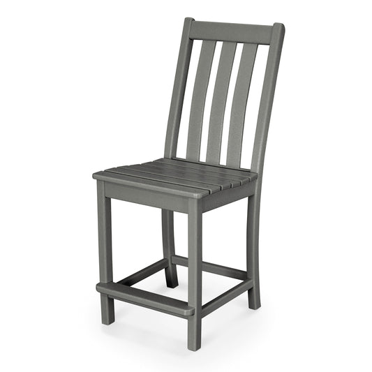 Vineyard Counter Side Chair Slate Grey