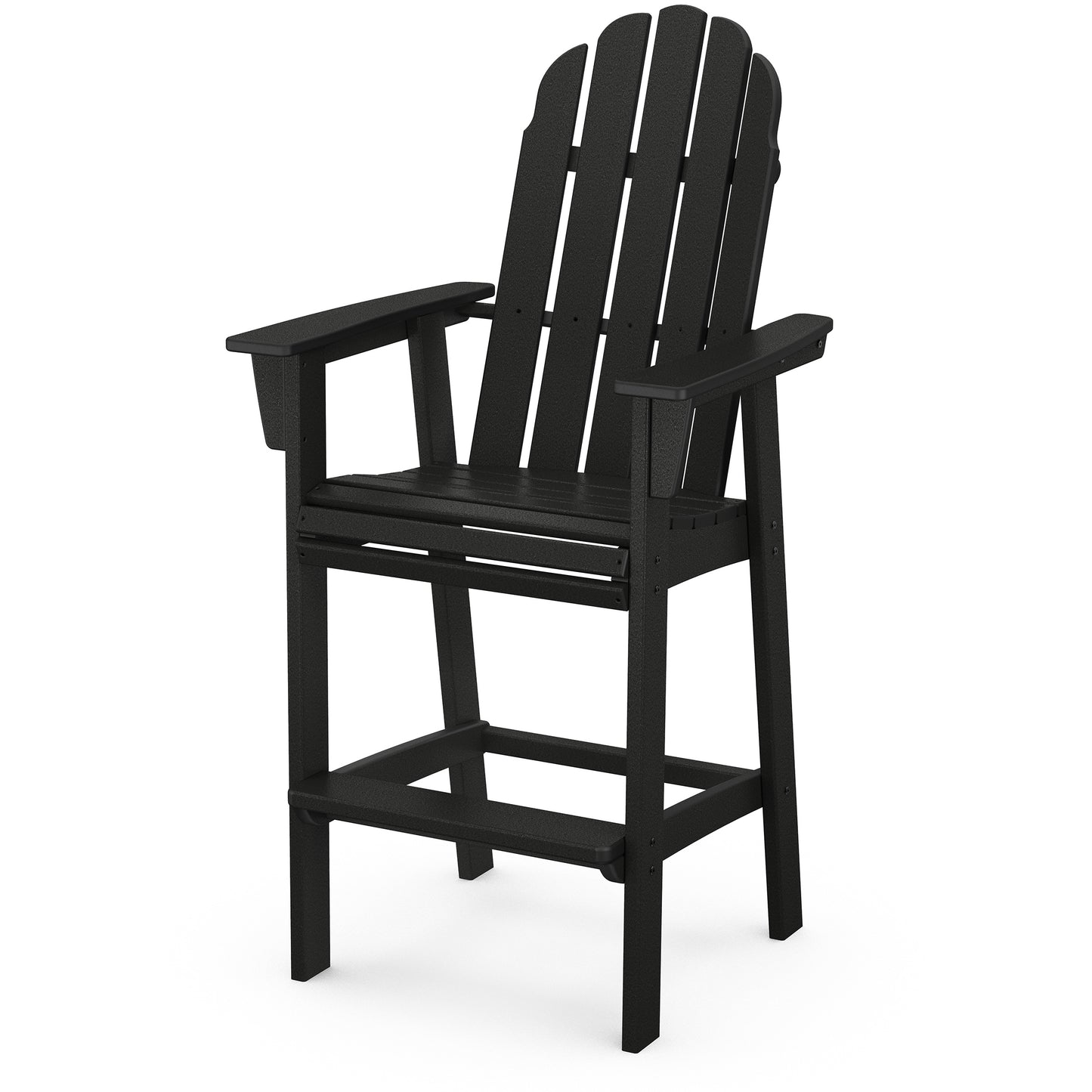 Vineyard Curveback Adirondack Bar Chair Black, image 5