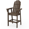 Vineyard Curveback Adirondack Bar Chair Kona