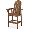 Vineyard Curveback Adirondack Bar Chair Teak
