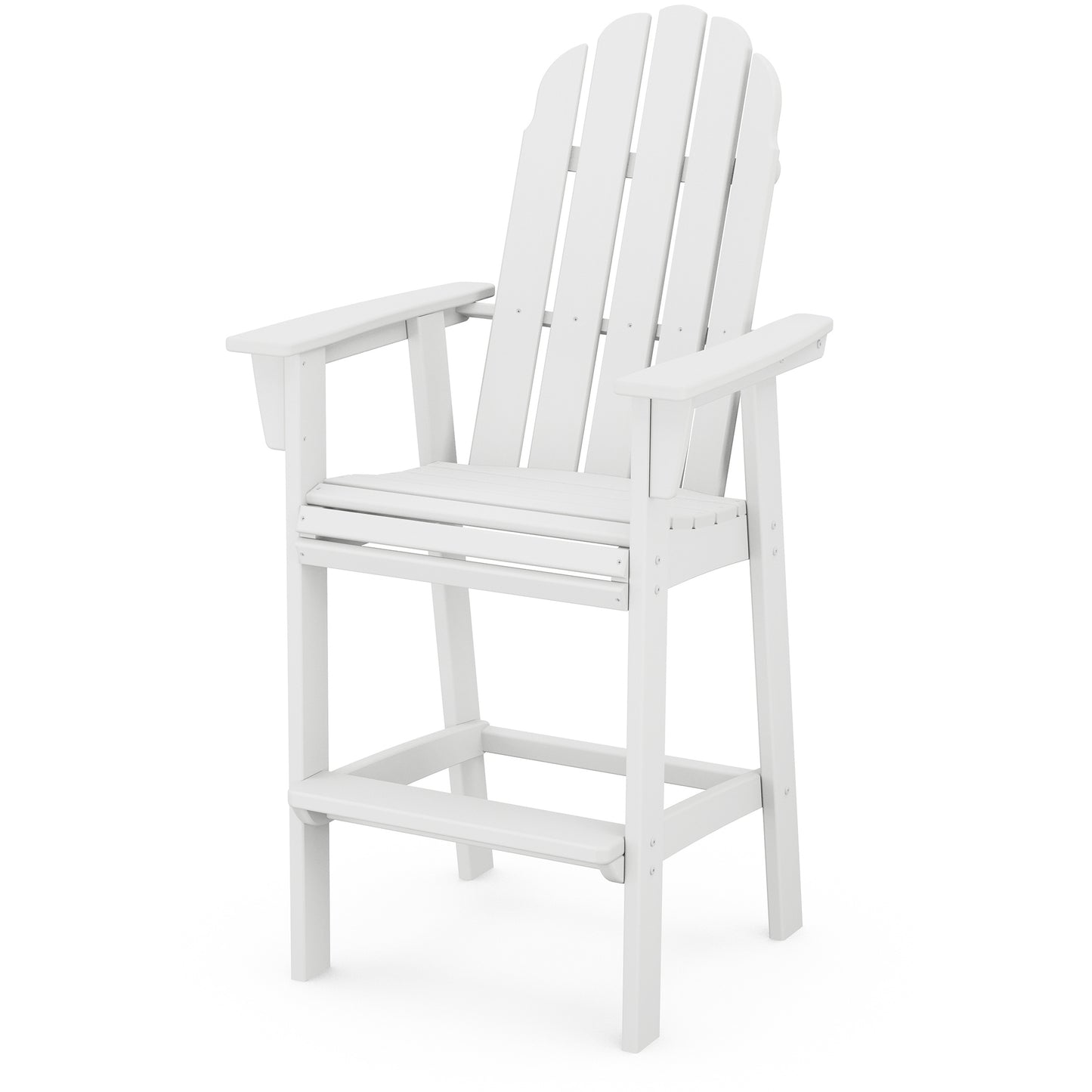 Vineyard Curveback Adirondack Bar Chair White, image 20