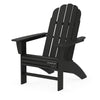Vineyard Curveback Adirondack Chair Black