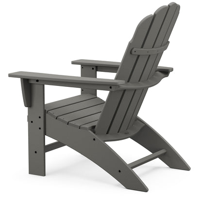 
                  Vineyard Curveback Adirondack Chair Slate Grey Back - Image 2
                