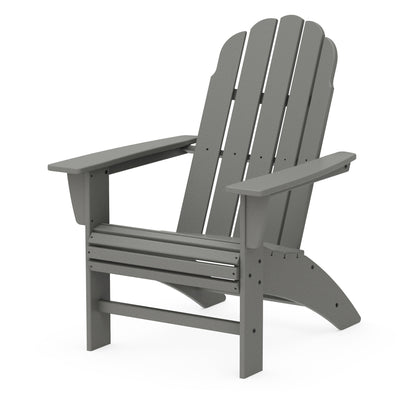 Vineyard Curveback Adirondack Chair Slate Grey