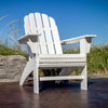 Vineyard Curveback Adirondack Chair White Lifestyle
