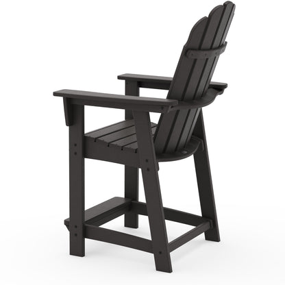 
                  Vineyard Curveback Adirondack Counter Chair Vintage Coffee Back - Image 4
                