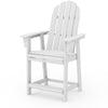 Vineyard Curveback Adirondack Counter Chair White