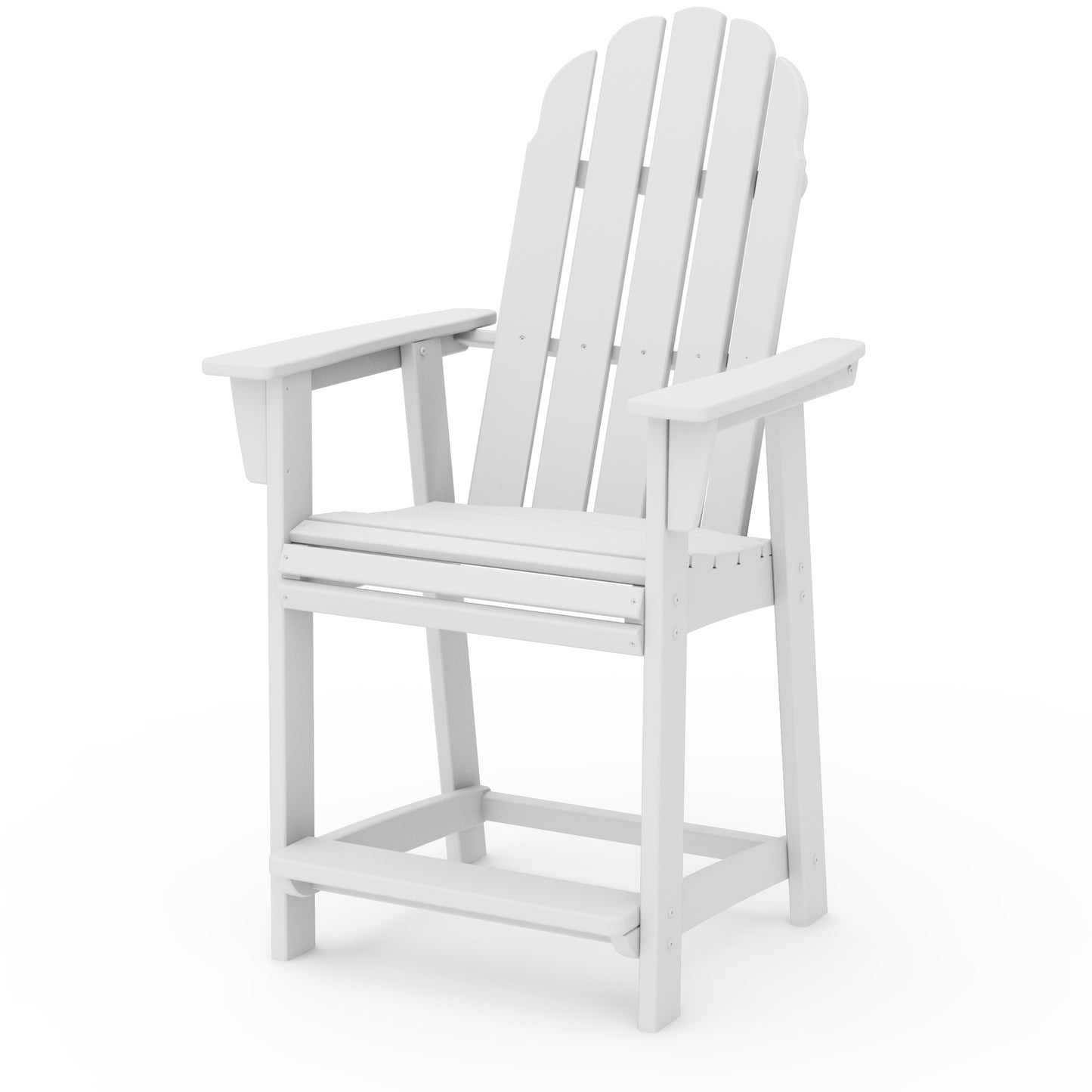 Vineyard Curveback Adirondack Counter Chair White, image 23