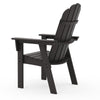 Vineyard Curveback Adirondack Dining Chair Vintage Coffee Back
