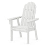 Vineyard Curveback Adirondack Dining Chair White