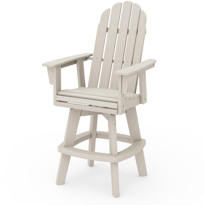 
                  Vineyard Curveback Adirondack Swivel Bar Chair Sand - Image 10
                