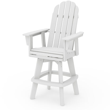 
                  Vineyard Curveback Adirondack Swivel Bar Chair White - Image 7
                
